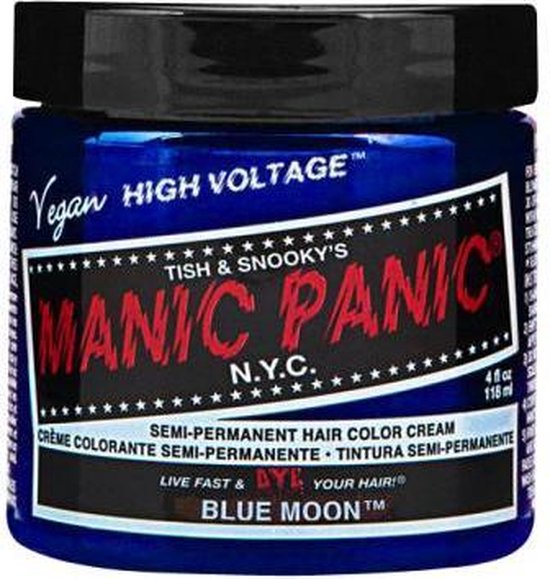 Manic Panic Semi permanente haarverf Blue Moon Classic Blauw