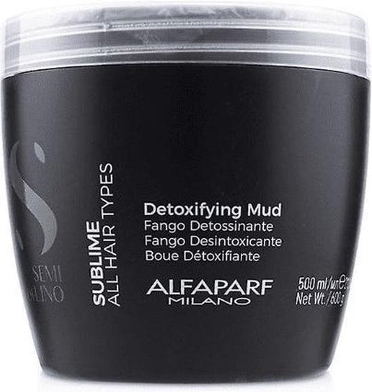 Mask Semi Di Lino Sublime Detoxifying Mud Alfaparf Milano (500 ml)