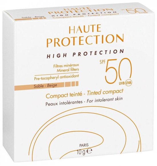 Avène Zon Compact Crème Sable SPF50 - Zonnebrand - 10 ml