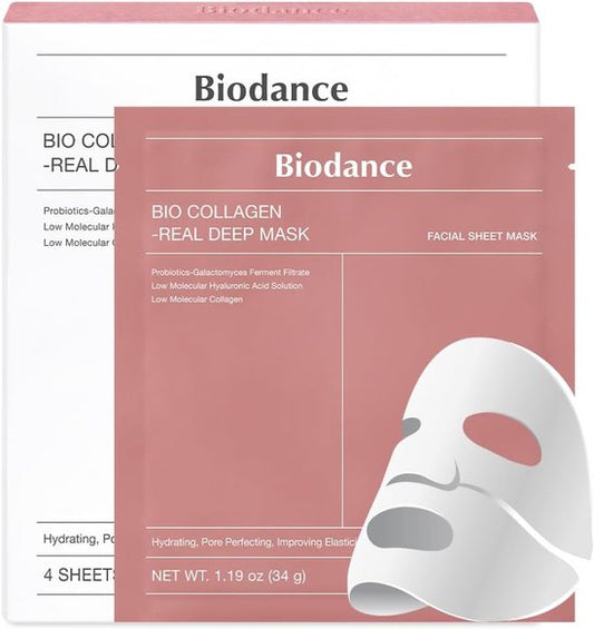 Biodance Bio Collagen Real Deep Mask - 4 stuks
