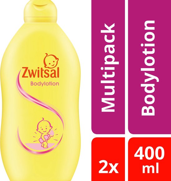 Zwitsal Baby Bodylotion - 2 x 400 ml - Voordeelverpakking