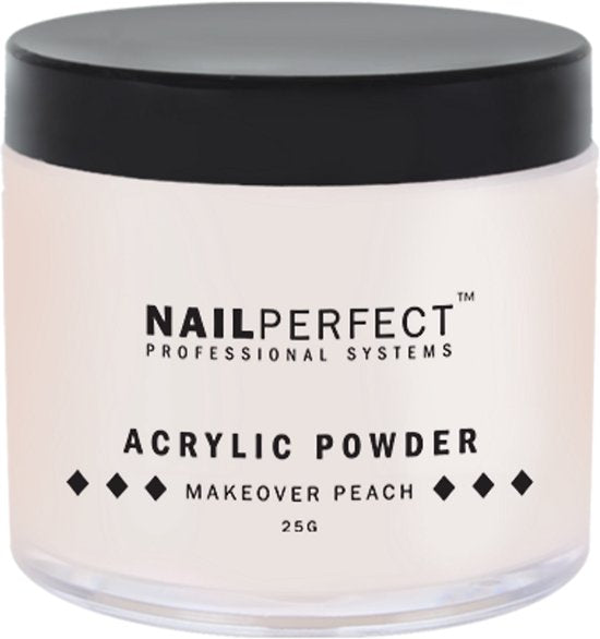 Nail Perfect - Makeover Acrylic Powder - Peach - 25 gr