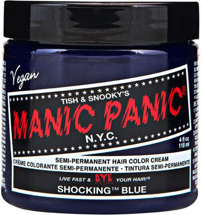 Manic Panic Semi permanente haarverf Shocking Blue Classic Blauw