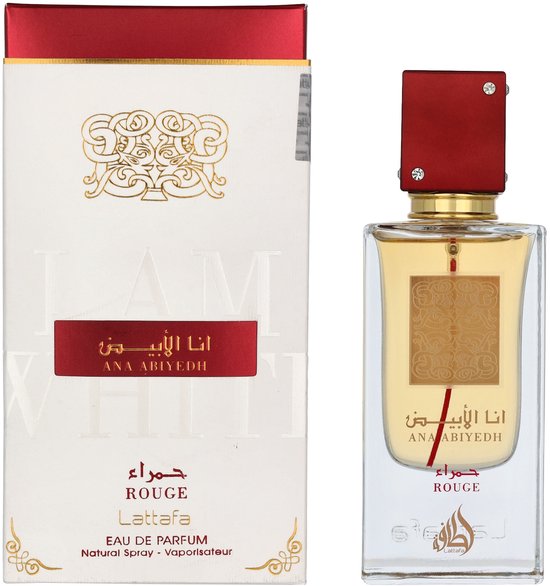 Ana Abiyedh Rouge - Eau De Parfum 60ml - by Lattafa