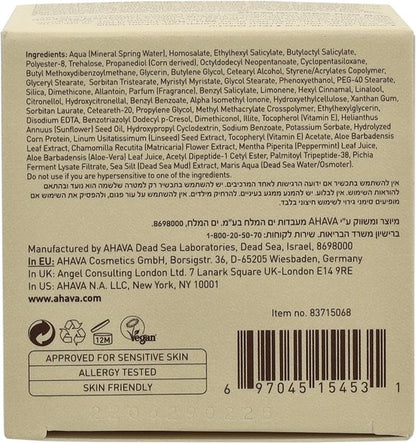 AHAVA Hydraterende Dagcreme | Lift & Verstevigt | Anti-Rimpel | SPF-20 Bescherming & hydraterend | Moisturizer voor een droge huid & gezicht | Anti-ag
