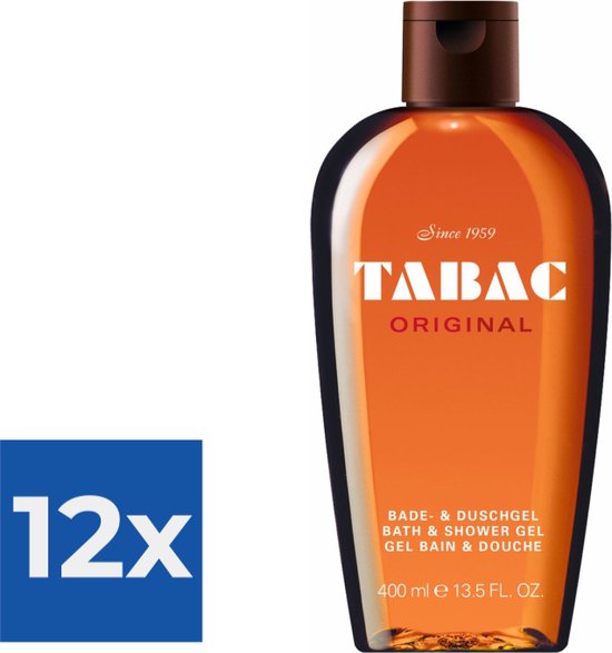 Tabac Original - 400 ml - Douchegel - Voordeelverpakking 12 stuks