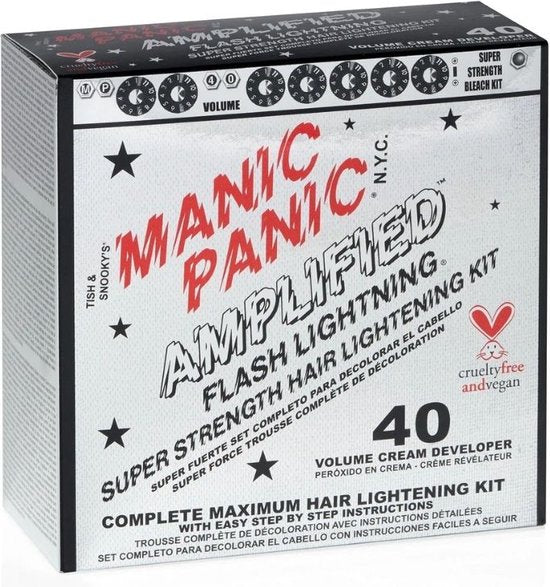Flashlightning haar bleekmiddel kit 40 volume | Manic Panic