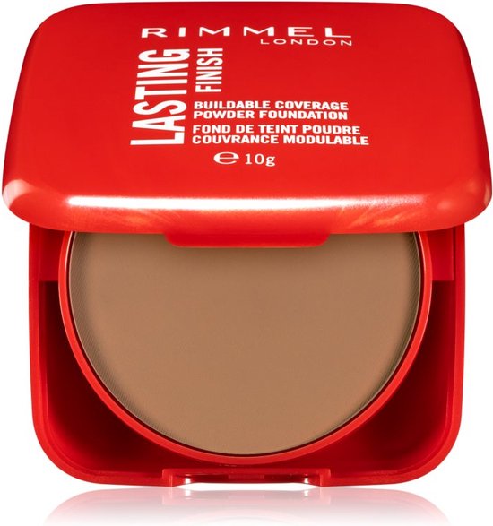 Rimmel Lasting Finish Buildable Coverage Poeder Foundation - 011 Caramel