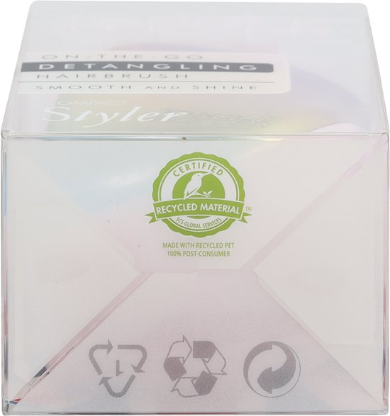 Tangle Teezer - Pearlescent Matte Chrome Compact Styler - Professional Hairbrush