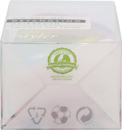 Tangle Teezer - Pearlescent Matte Chrome Compact Styler - Professional Hairbrush