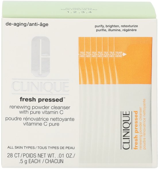 Clinique | Fresh Pressed Renewing Powder Cleanser With Pure Vitamin C | 28 st., 14g