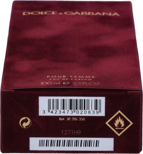 Dolce & Gabbana Pour Femme Eau de Parfum Spray 100 ml