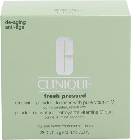 Clinique | Fresh Pressed Renewing Powder Cleanser With Pure Vitamin C | 28 st., 14g