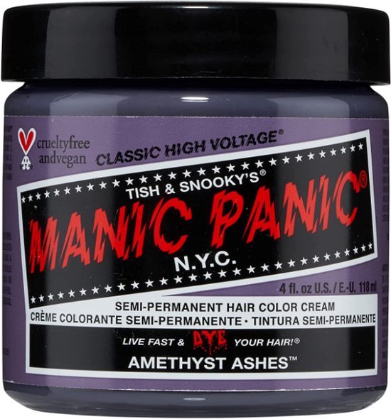Manic Panic High Voltage Hair Colour Amethyst Ashes 118ml