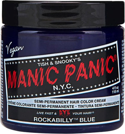 Manic Panic Semi permanente haarverf Rockabilly Blue Classic Blauw