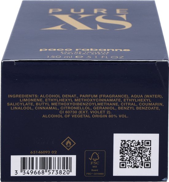 Paco Rabanne Pure XS 150 ml Eau de Toilette - Unisex
