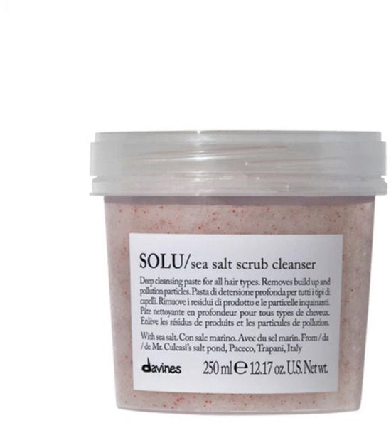 Davines SOLU Sea Salt Scrub Cleanser 250 ml