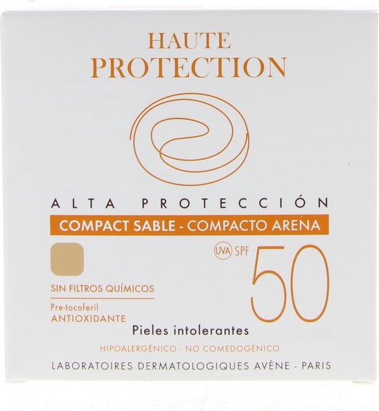Avène Zon Compact Crème Sable SPF50 - Zonnebrand - 10 ml