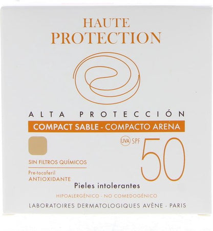 Avène Zon Compact Crème Sable SPF50 - Zonnebrand - 10 ml