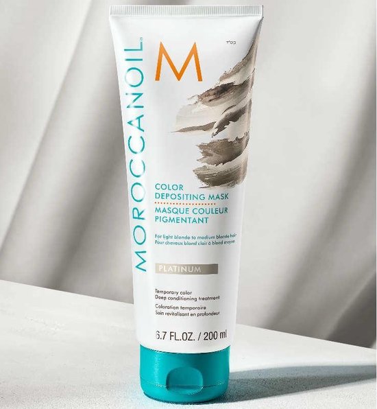 Moroccanoil Color Depositing Mask Platinum - Haarmasker - 200ml