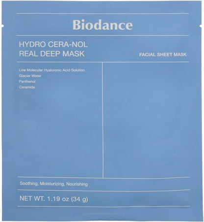 Biodance - Hydro Cera-nol Real Deep Mask - 4pcs
