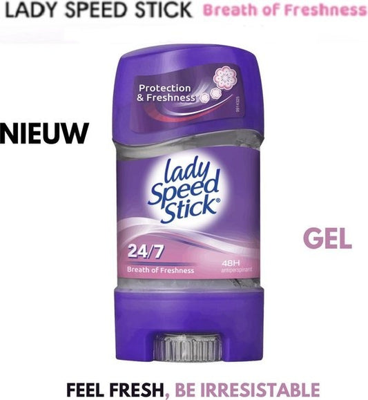 Lady Speed Stick Breath of Freshness Deodorant Vrouw - Anti Transpirant - Antiperspirant - 48 Uur Bescherming - Deo Stick - Deo Rituals - Gel - 65g
