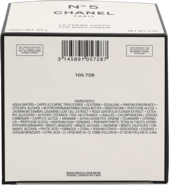 CHANEL Nø5 body creame 150 g