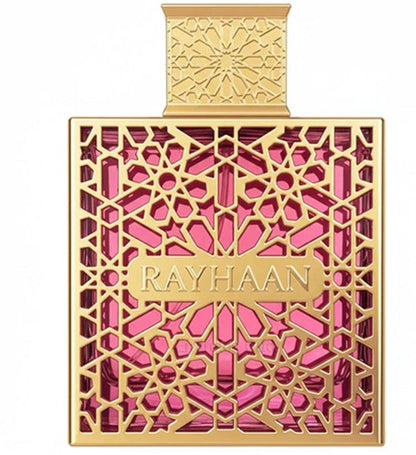 Rayhaan Kiss Parfum voor Dames 100ml Eau de Parfum – Gourmand Oriëntaalse Geur met Aardbei, Vanille & Karamel | Zoet, Crèmig & Warm Damesparfum voor Herfst en Winter met Kajal Sticker