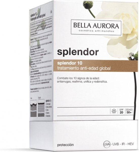 Anti-Veroudering Crème Splendor 10 Bella Aurora Spf 20 (50 ml)
