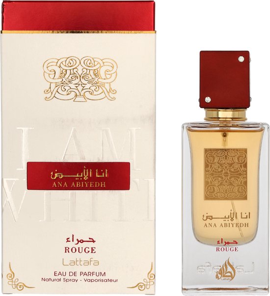 Ana Abiyedh Rouge - Eau De Parfum 60ml - by Lattafa