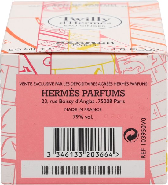 Hermès - Twilly d'Hermès Eau Ginger - 50 ml - eau de parfum spray - damesparfum