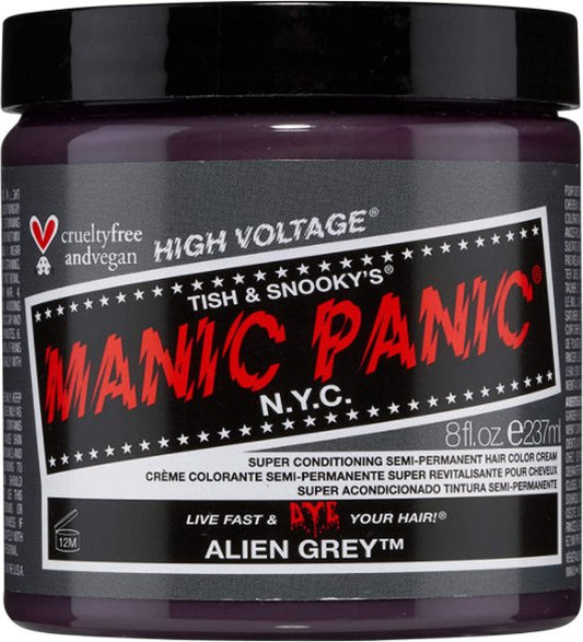 Manic Panic High Voltage Alien Grey Hair Color 118ml