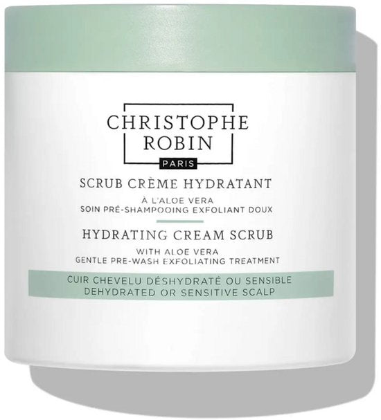 Christophe Robin Hydrating Cream Scrub with Aloe Vera - 250ml