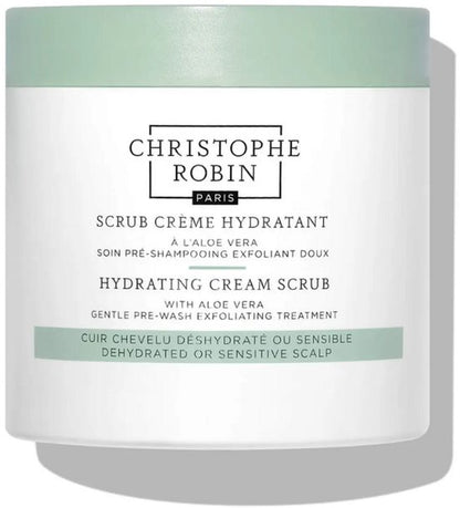 Christophe Robin Hydrating Cream Scrub with Aloe Vera - 250ml