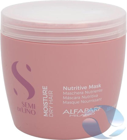 Voedend Haarmasker Alfaparf Milano Semi Di Lino 500 ml