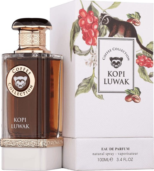 FRAGRANCE WORLD - COFFEE COLLECTION - KOPI LUWAK - EAU DE PARFUM - 100ML