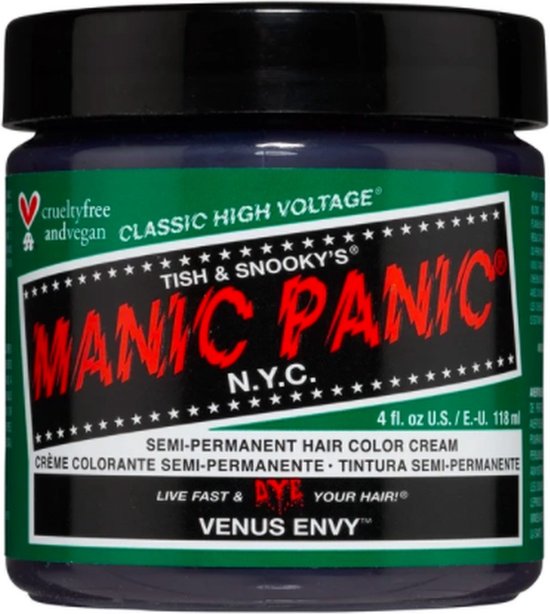 Manic Panic Semi permanente haarverf Venus Envy Classic Groen