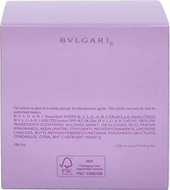 Bvlgari - Omnia Amethyste - Eau De Toilette - 40mlML