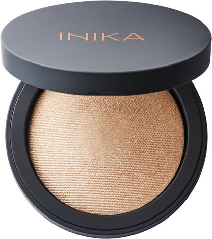 INIKA Baked Mineral Illuminisor - Dewdrop - Vegan - 100% Natuurlijk - Verzorgend - Alle huidtypes - Minerale make-up