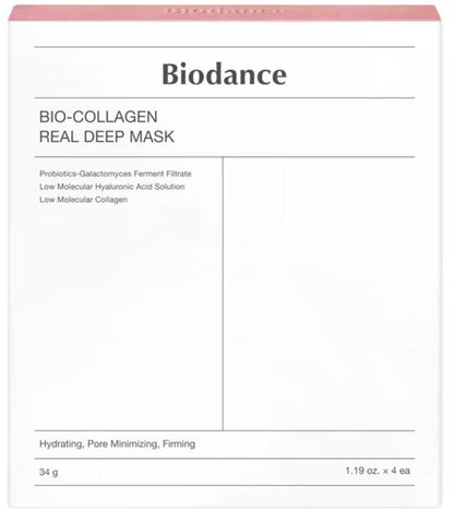 Biodance Bio Collagen Real Deep Mask - 4 stuks