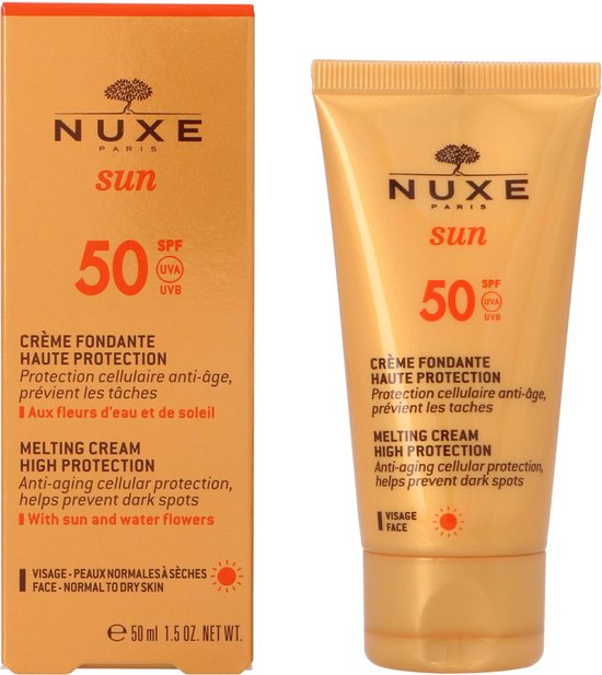 Nuxe Sun Melting Cream High Protection Zonnecrème SPF50 - Zonnebrand - 50 ml