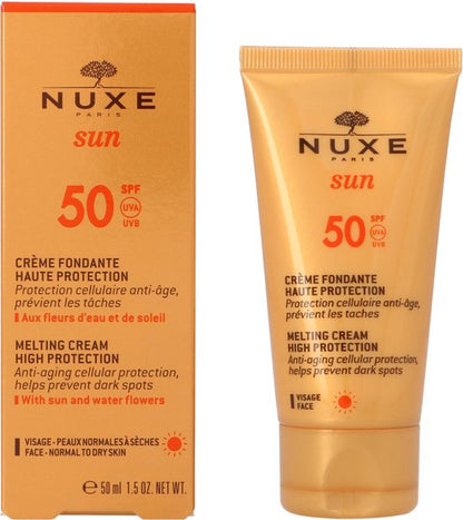 Nuxe Sun Melting Cream High Protection Zonnecrème SPF50 - Zonnebrand - 50 ml