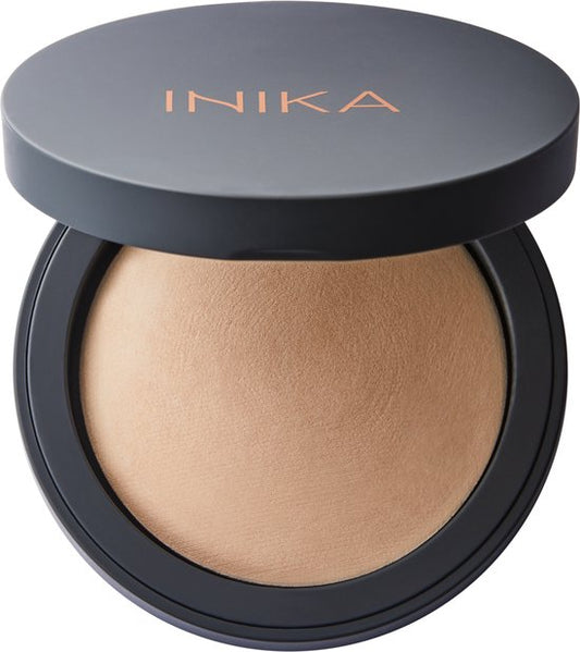 INIKA Baked Mineral Foundation - Strength - Vegan - 100% Natuurlijk - Verzorgend - Alle huidtypes - Minerale make-up