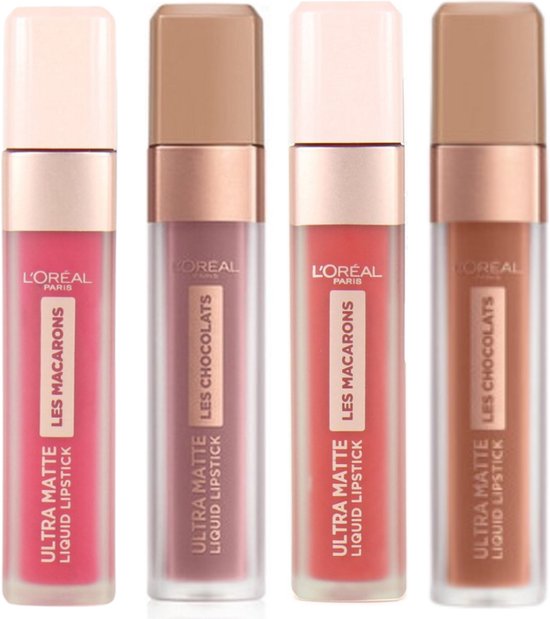L’Oréal Paris Les Macarons Langhoudende Matte Lipstick - 820 Praline De Paris - Roze - 6,7 ml