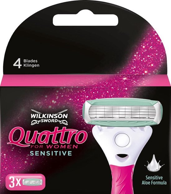 Wilkinson Scheermesjes Quattro Sensative 3 Mesjes