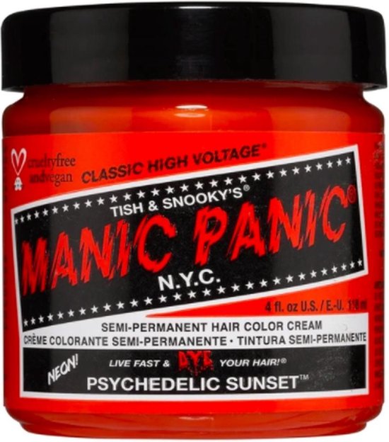 Manic Panic | Psychedelic Sunset Classic Semi permanente haarverf | Oranje