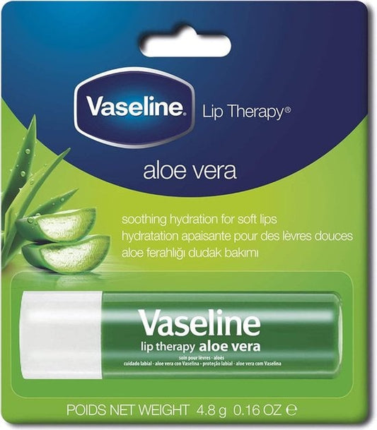 Vaseline Lip Therapy Aloe Vera Lippenbalsem - Stick 1 x 4.8 g - Glans