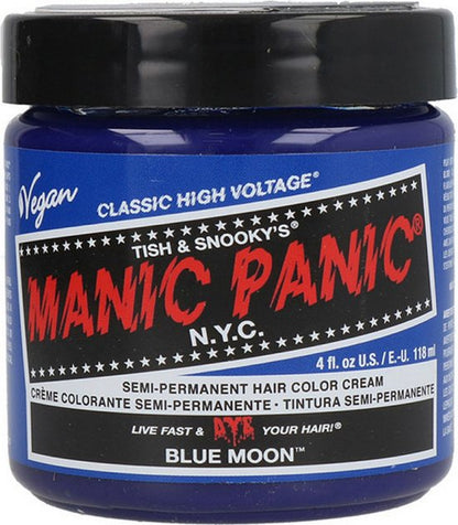 Manic Panic Semi permanente haarverf Blue Moon Classic Blauw