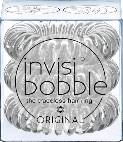 Hair ties Invisibobble Invisibobble Elastic Spiral Transparent 3 Units