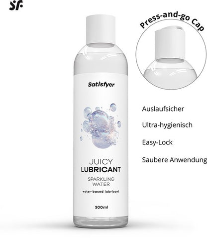 Satisfyer - Glijmiddel op Waterbasis - Sparkling Water - 300 ml